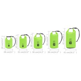 Dry Bag Green 7.9 gal PVC