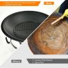 22 Inch Steel Outdoor Fire Pit Bowl With Wood Grate