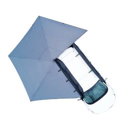 270 Degree Awning Legless Car Waterproof Awning Camping 4wd Foxwing Car Awning 270 (Color: as Pic)